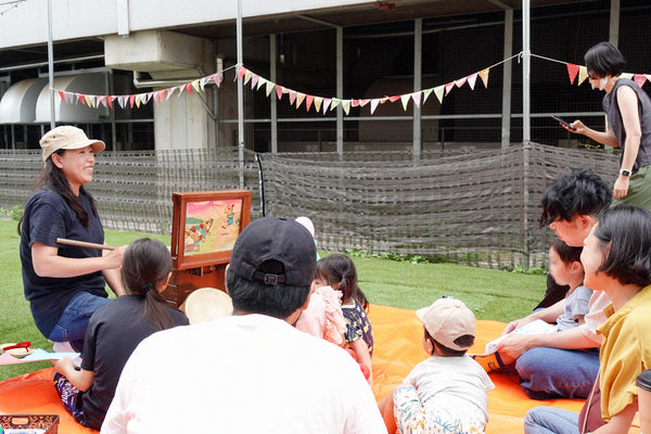 登戸・遊園 ミライノバ「紙しばいや もっちぃの青ぞら紙しばい」！（前編）